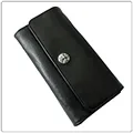クロムハーツ 財布（Chrome Hearts）ジュディ?ブラック?ヘビーレザー CW270BK
