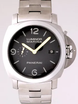 パネライ ルミノール1950 マリーナ 3デイズ PAM00352 44mm シースルーバック ブラウン