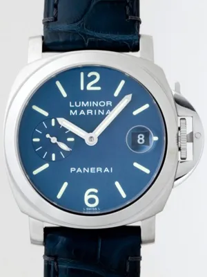 パネライ PANERAI ルミノールマリーナ PAM00119 40mm ブルー