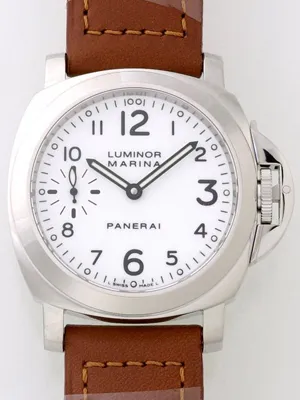 パネライ ルミノールマリーナ PAM00113 44mm シースルーバック ホワイト
