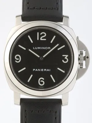パネライ ルミノールベース PAM00112 44mm シースルーバック ブラック