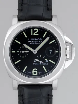 パネライ ルミノールマリーナ PAM00090 パワーリザーブ 44mm ブラック