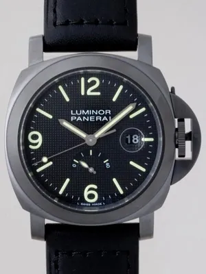 パネライ ルミノールパワーリザーブ PAM00028 PVD加工 44mm ブラック