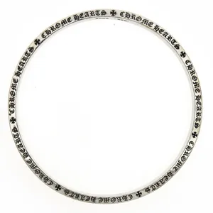 クロムハーツ 6mmスペーサーバングル(ブレスレット)　サイズ：1 （Sサイズ相当）　6mm Spacer Bangle chb08