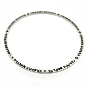 クロムハーツ NTFLバングル(ブレスレット)　4mm　サイズ：1 （Sサイズ相当） chb09