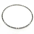 クロムハーツ NTFLバングル(ブレスレット)　4mm　サイズ：1 （Sサイズ相当） chb09