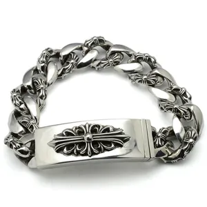 クロムハーツID Floral Fancy Chain Bracelet chb60