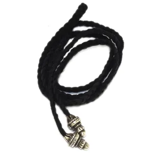 クロムハーツ Leather Braid w/SM Bolo Tips レザーブレイドスモールボローチップ chp94