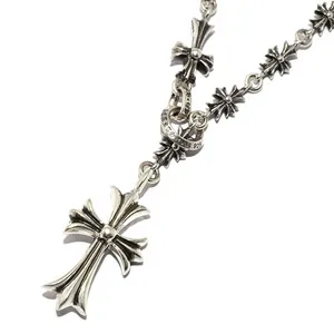 クロムハーツ CHOKE CHAIN Tiny CH Cross チョークチェーン タイニーCHクロス chp123