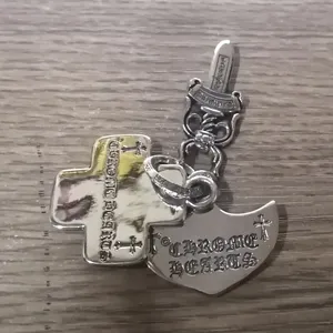 クロムハーツ 3トリンケットペンダント【チェーン付】 ネックレス chp47