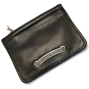 クロムハーツ Zipper Change Purse ジッパーコインケース ブラック chw47