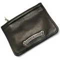 クロムハーツ Zipper Change Purse ジッパーコインケース ブラック chw47