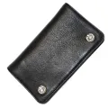 クロムハーツ 1 ZIP BK Heavy Leather /BS Fleur Buttons chw13