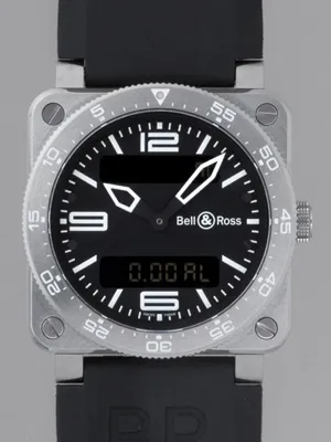 ベル＆ロス BR03-88 TYPE AVIATION BR03-88 ラバーベルト ブラック