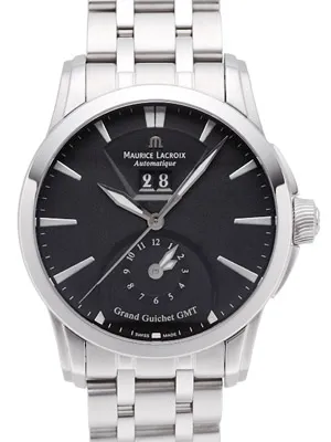 モーリスラクロア ポントス グランギシェ GMT PT6098-SS002-330 ブラック