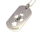 クロムハーツDogTag-CRS DGR/LA クロスダガーLAドッグタグ chdt019