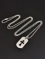 クロムハーツ DOG SML-CO CH CROSS S シルバーネックレス CHDT-008