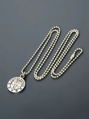 クロムハーツ CHARM ANGEL MEDAL SLV-OPT シルバーネックレス CHC-032