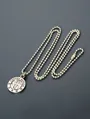 クロムハーツ CHARM ANGEL MEDAL SLV-OPT シルバーネックレス CHC-032