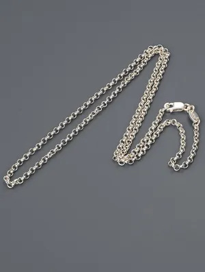 クロムハーツ Roll Cahin 18-SLV シルバーネックレス CHN-31-18
