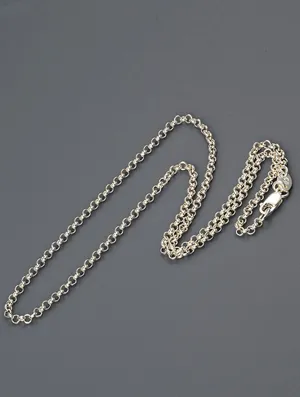 クロムハーツ Roll Cahin 16-SLV シルバーネックレス CHN-31-16