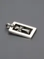 クロムハーツ CHARM FRAMED OPEN BABY FAT シルバーネックレス CHC-034