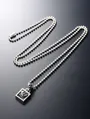 クロムハーツ CHARM FRAMED SLV-OPT:HEA シルバーネックレス CHC-015