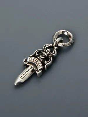 クロムハーツ CHARM #5 DAGGER SLV シルバーネックレス CHC-006