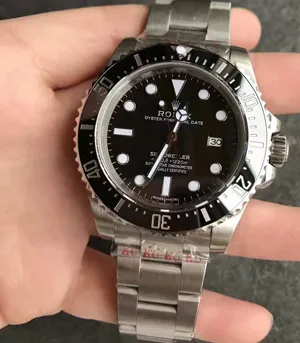 NOOB製V7超A品 ロレックス シードゥエラー4000 Ref.116600 自動巻き ブラックベゼル