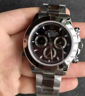 JF製 ロレックス デイトナ40mm Ref.116520-78590 ブラック