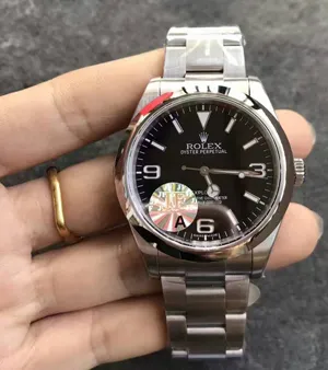 JF製 ロレックス エクスプローラーI 39mm Ref.214270-77200 ブラック369 (新型)