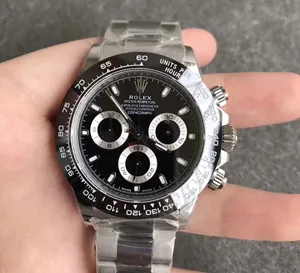 NOOB製超A品 ロレックス デイトナ40mm Ref.116500LN ブラック