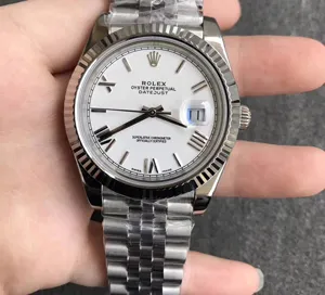 NOOB製 ロレックス デイトジャスト41mm Ref.116234 ホワイトローマ