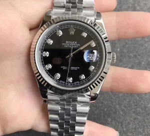 NOOB製 ロレックス デイトジャスト41mm Ref.126334G ブラック10Pダイヤ