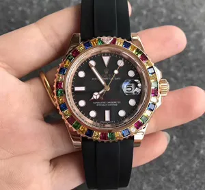 NOOB製超A品 ロレックス ヨットマスター40mm Ref.116622 ブラック+18kバラ金