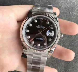 NOOB製 ロレックス デイトジャスト41mm Ref.126334G ブラック10Pダイヤ