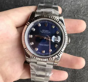 NOOB製 ロレックス デイトジャスト41mm Ref.126334G ブルー10Pダイヤ