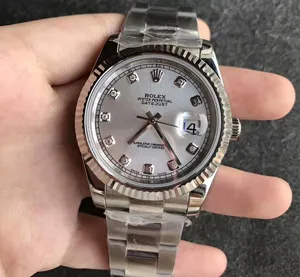 NOOB製 ロレックス デイトジャスト41mm Ref.116234G シルバー10Pダイヤ