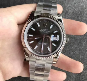 NOOB製 ロレックス デイトジャスト41mm Ref.126334 ダークロジウム