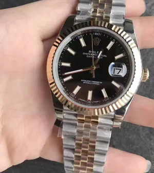 NOOB製 ロレックス デイトジャスト41mm Ref.126231 ブラック