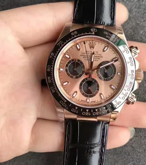 NOOB製 ロレックス デイトナ40mm Ref.116515LN ピンクブラックインダイヤル