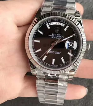 NOOB製超A品 ロレックス デイデイト40mm Ref.228239A ブラック10Pダイヤ
