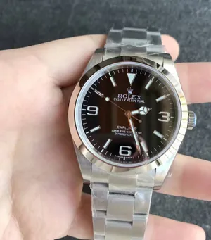 NOOB製 ロレックス  エクスプローラーI 39mm Ref.214270-77200 ブラック369 (新型)