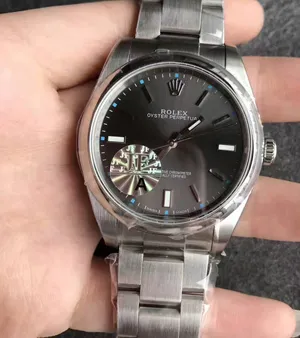 JF超A品 ロレックス オイスター?パーペチュアル39mm Ref.114300 ダークロジウム