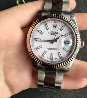 EW製超A品 ロレックス デイトジャストII 41mm Ref.116334 ホワイト