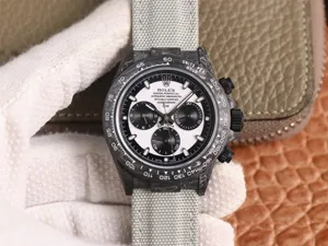 ロレックス デイトナ WWFの工場製品 RX-162 Cal.7750 ムーブメント搭載 カーボン メンズ 自動巻き