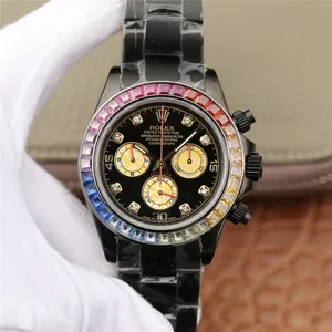 ロレックス デイトナ NOOBの工場製品 116598RBOW Cal.7750 ムーブメント搭載 316L メンズ 自動巻き