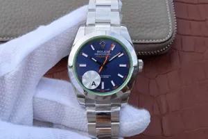 ロレックス ミルガウス JFの工場製品 116400GV MILGAUSS Cal.3131 ムーブメント搭載 904L メンズ 自動巻き