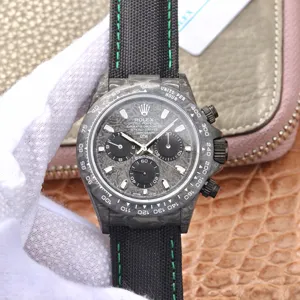 ロレックス デイトナ DIWの工場製品 RX-574 Cal.7750 ムーブメント搭載 カーボン メンズ 自動巻き