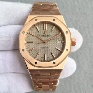 オーデマピゲ JFの工場製品の15400OR.OO.1220OR.04 ロイヤルオーク 自動巻き シースルーバック 37mm